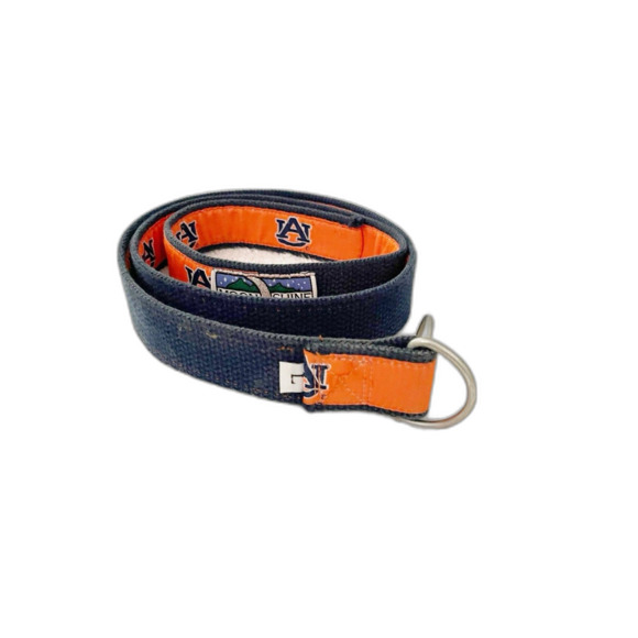 Moonshine Aubrun University Orange Belt Preppy Large Canvas Logo College - Picture 1 of 14